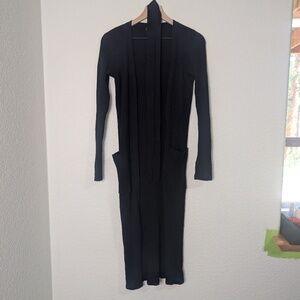 J. Crew Cotton Wool Blend Long Cardigan with Belt / S